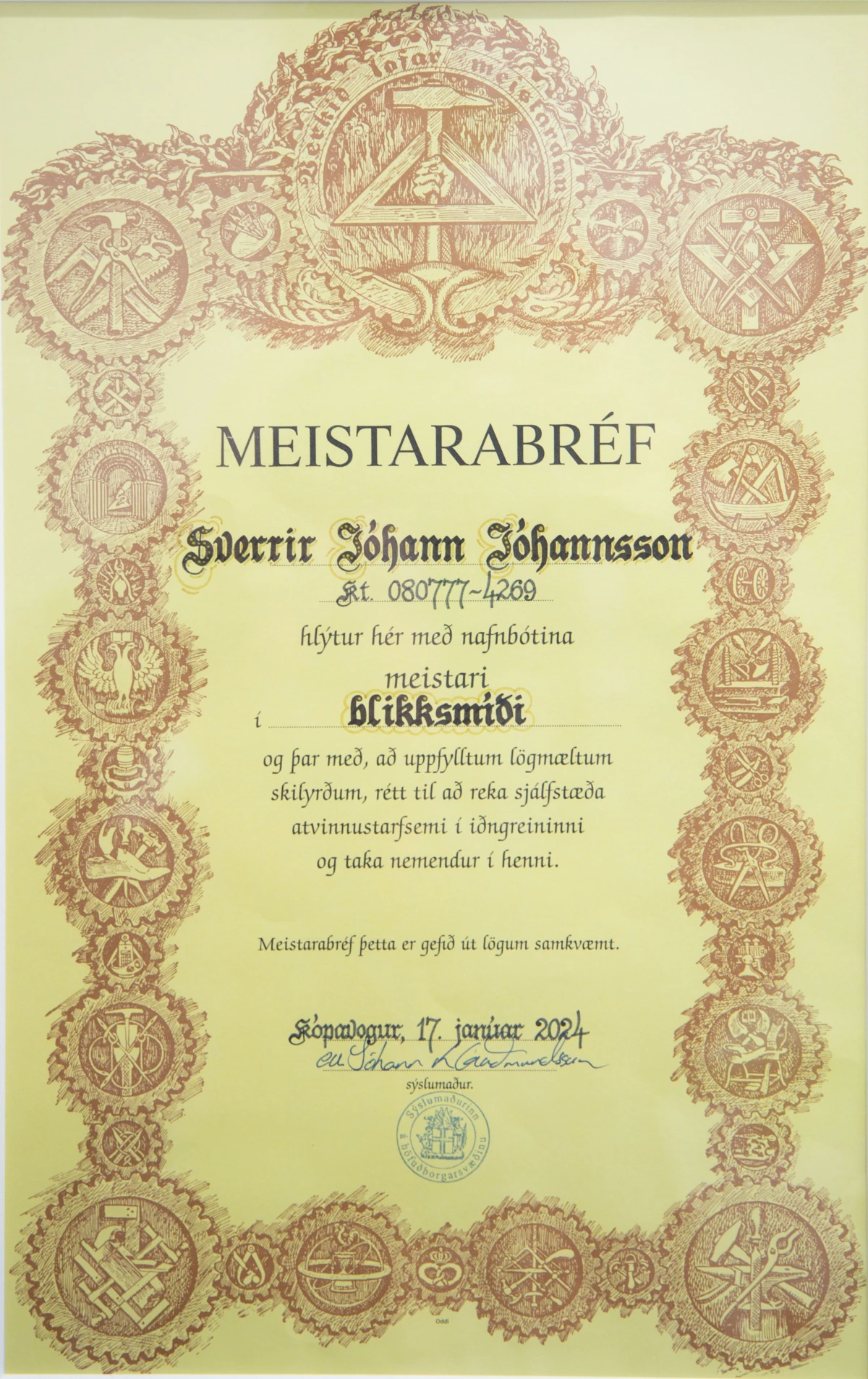 Meistarabréf